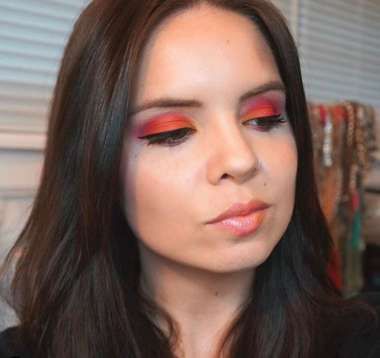 Fire-Inspired Makeup Look