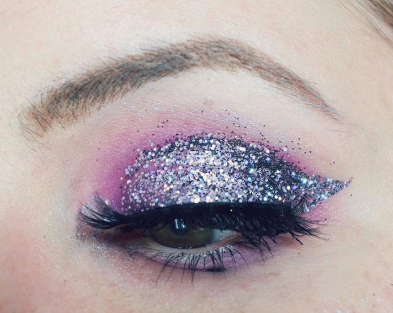 NYE 2017 Sparkly Makeup Look