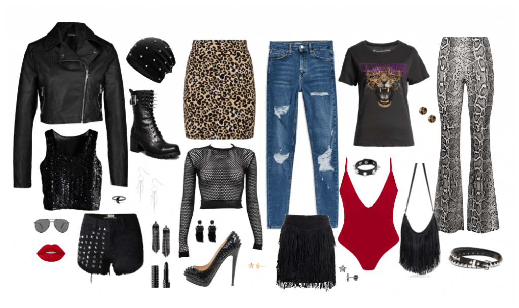 what to wear to dress like a rockstar