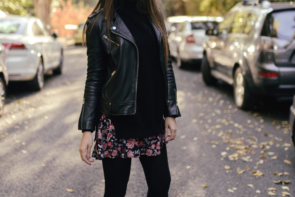Styling a Leather Moto Jacket for Day or Night
