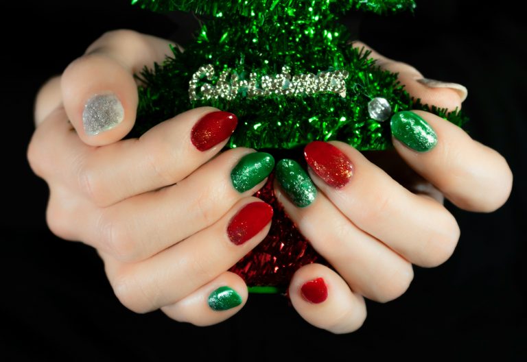 Unwrap the Edge: Edgy Christmas Nail Ideas for a Daring Holiday Season